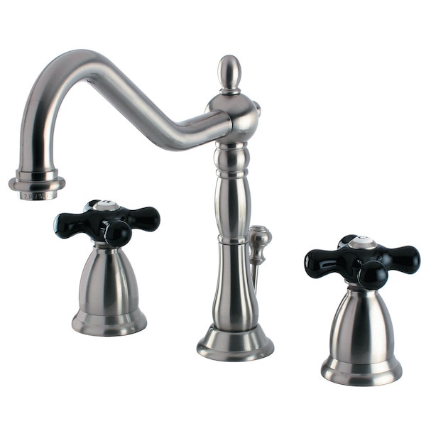 8" Widespread Bathroom Faucet, Brushed Nickel